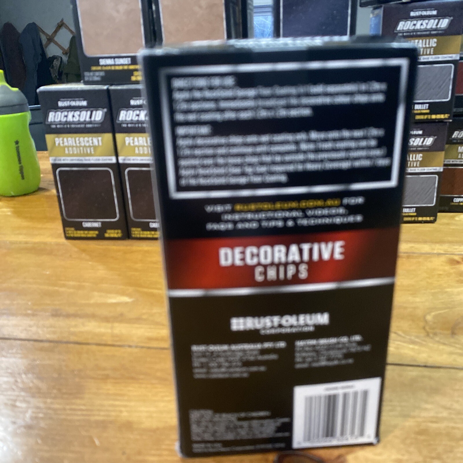 Rust Oleum Rocksolid Decorative Chips Denim 302642 Heavy Coverage 23 SQM 2lb Box