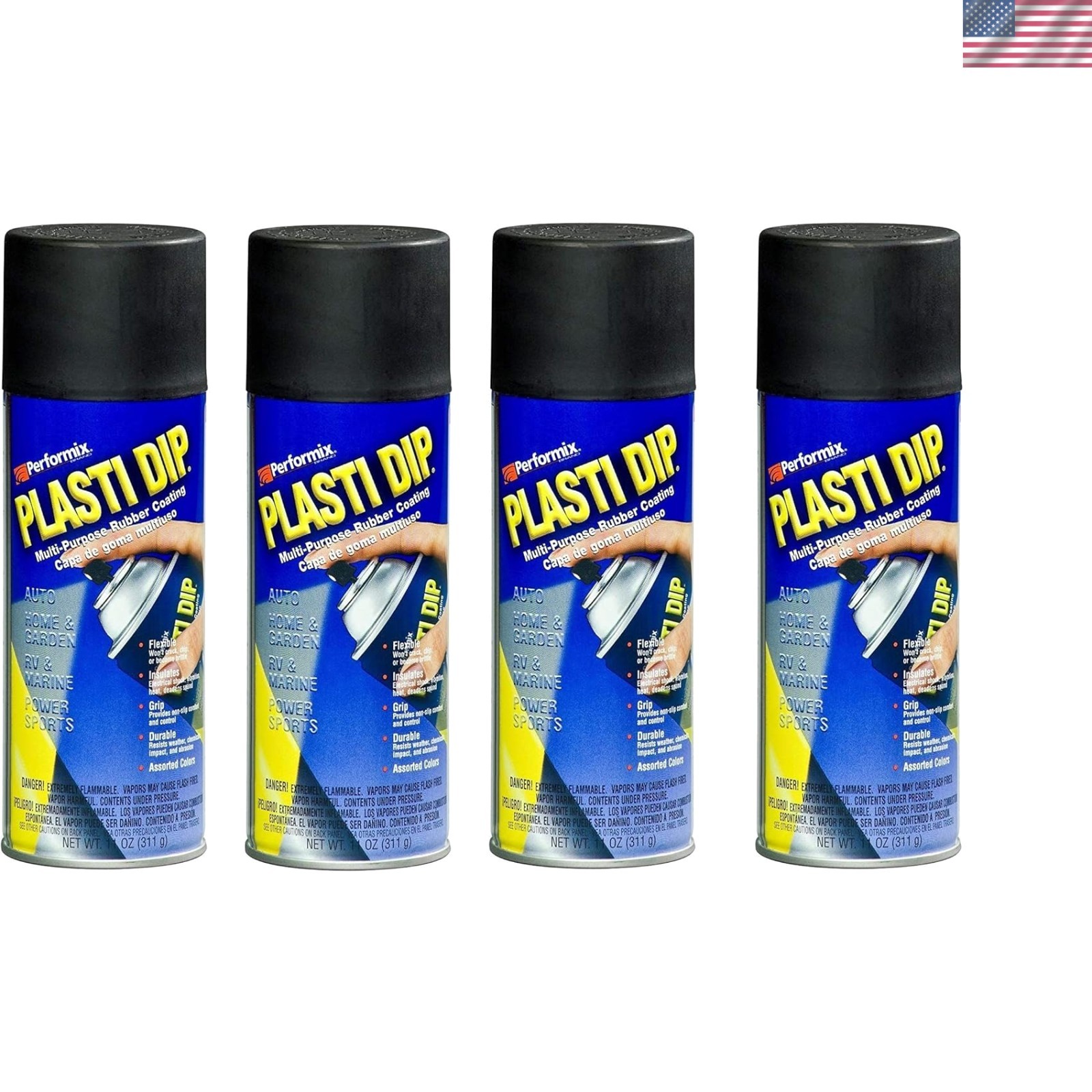Protective Black Rubber Spray Wheel Coating Kit – Easy Apply & Remove 44 oz