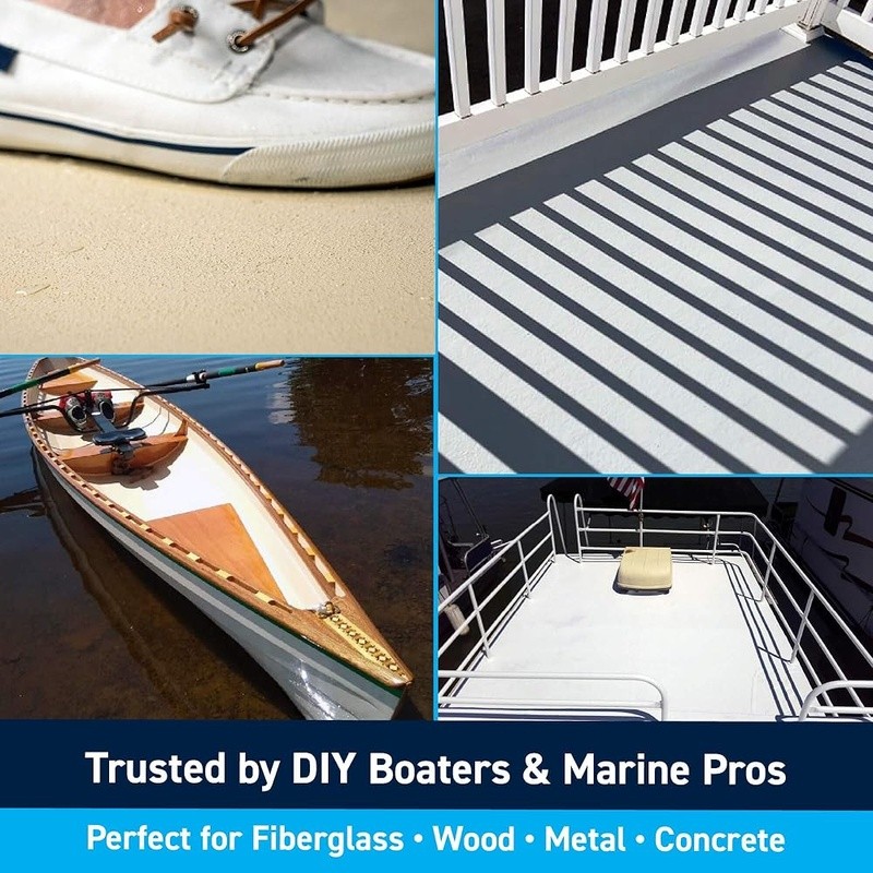 Non-Slip Deck Paint Marine-Grade Durable Easy Apply Long-Lasting Outdoor Use