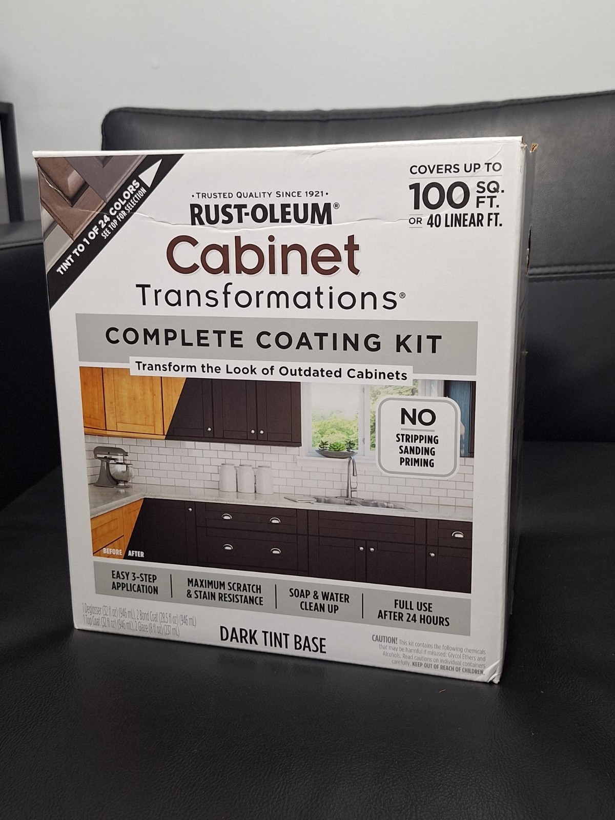 Rust-Oleum Cabinet Transformations Complete Coating Kit Dark Tint Base Seaside
