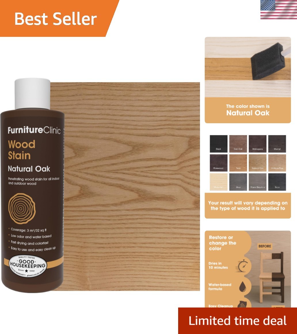 Versatile Natural Oak Wood Stain 250ml – Perfect for Indoor & Outdoor Use
