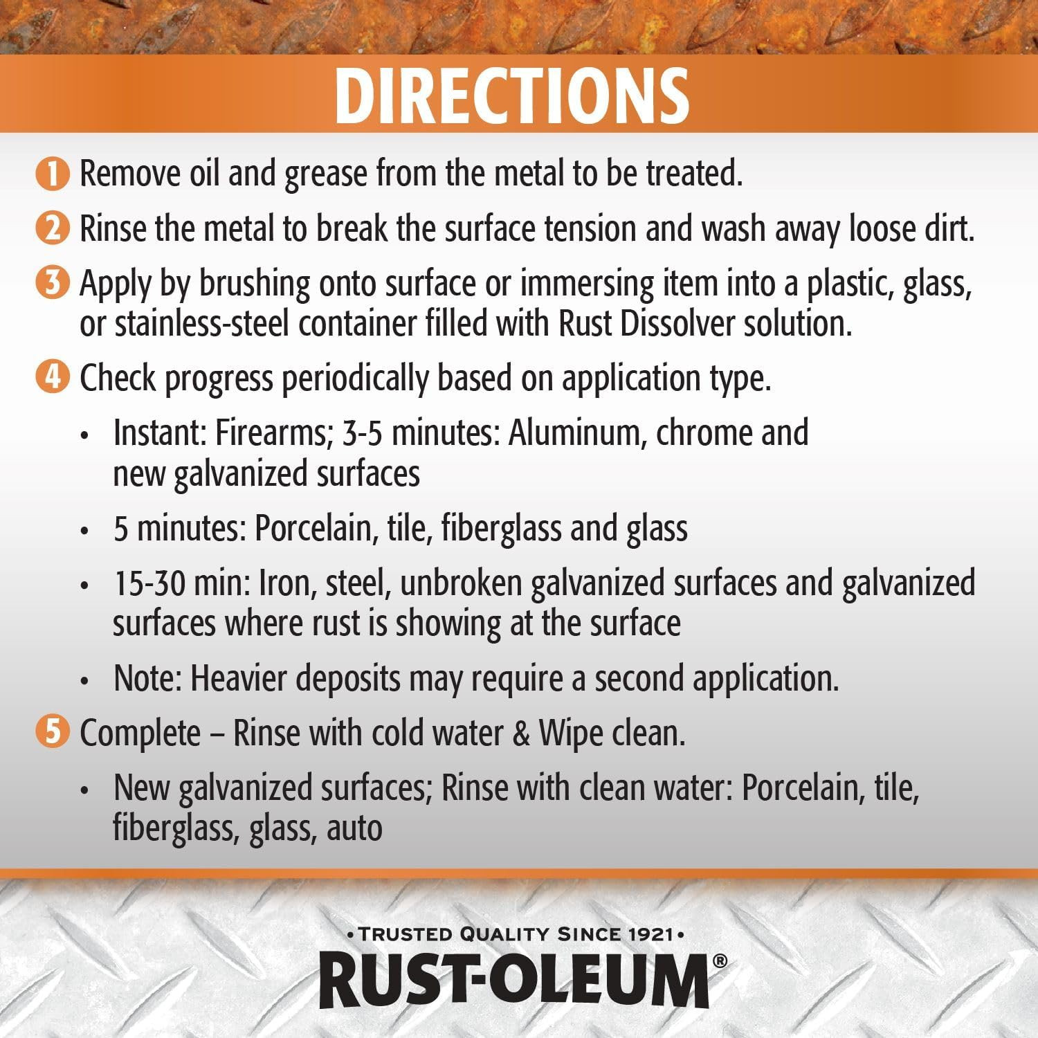 Rust Dissolver Soak & Bath | Heavy-Duty Corrosion Remover for Metal Tools, Cars,