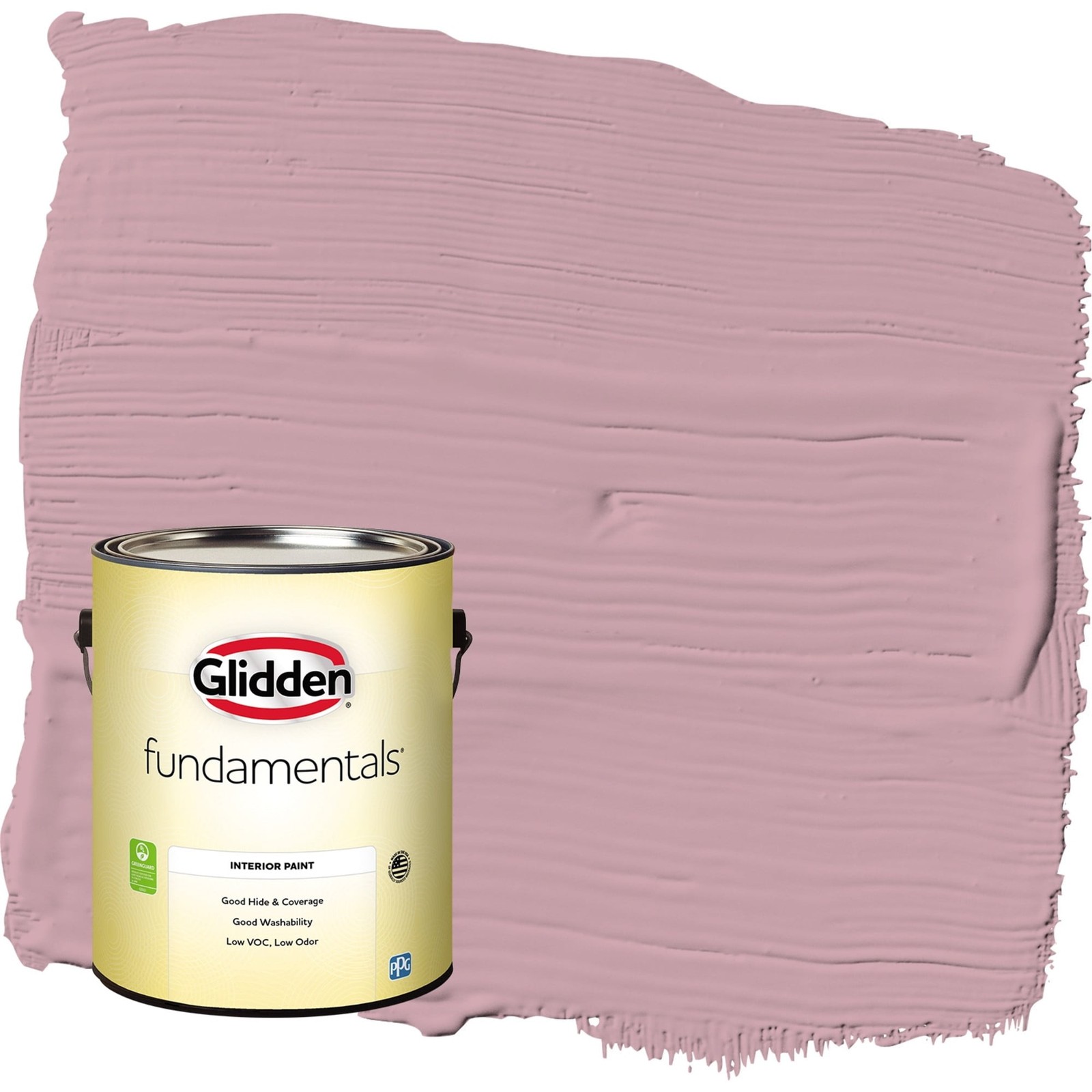 Fundamentals Lighthearted Rose / Purple Eggshell Interior Paint 1 Gallon