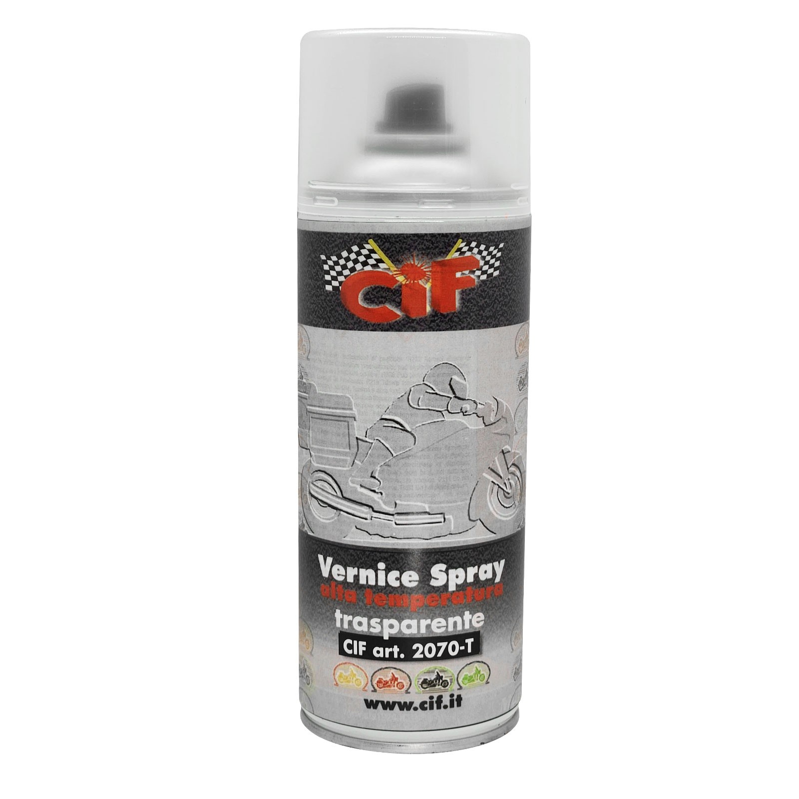 MF8188 Transparent Spray Paint Can High Temperature For Exhausts Up To 800G