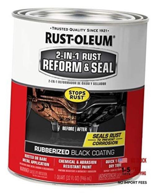 344763 2-in-1 Rust Reform & Seal, 32 Fl Oz (Pack of 1), Black