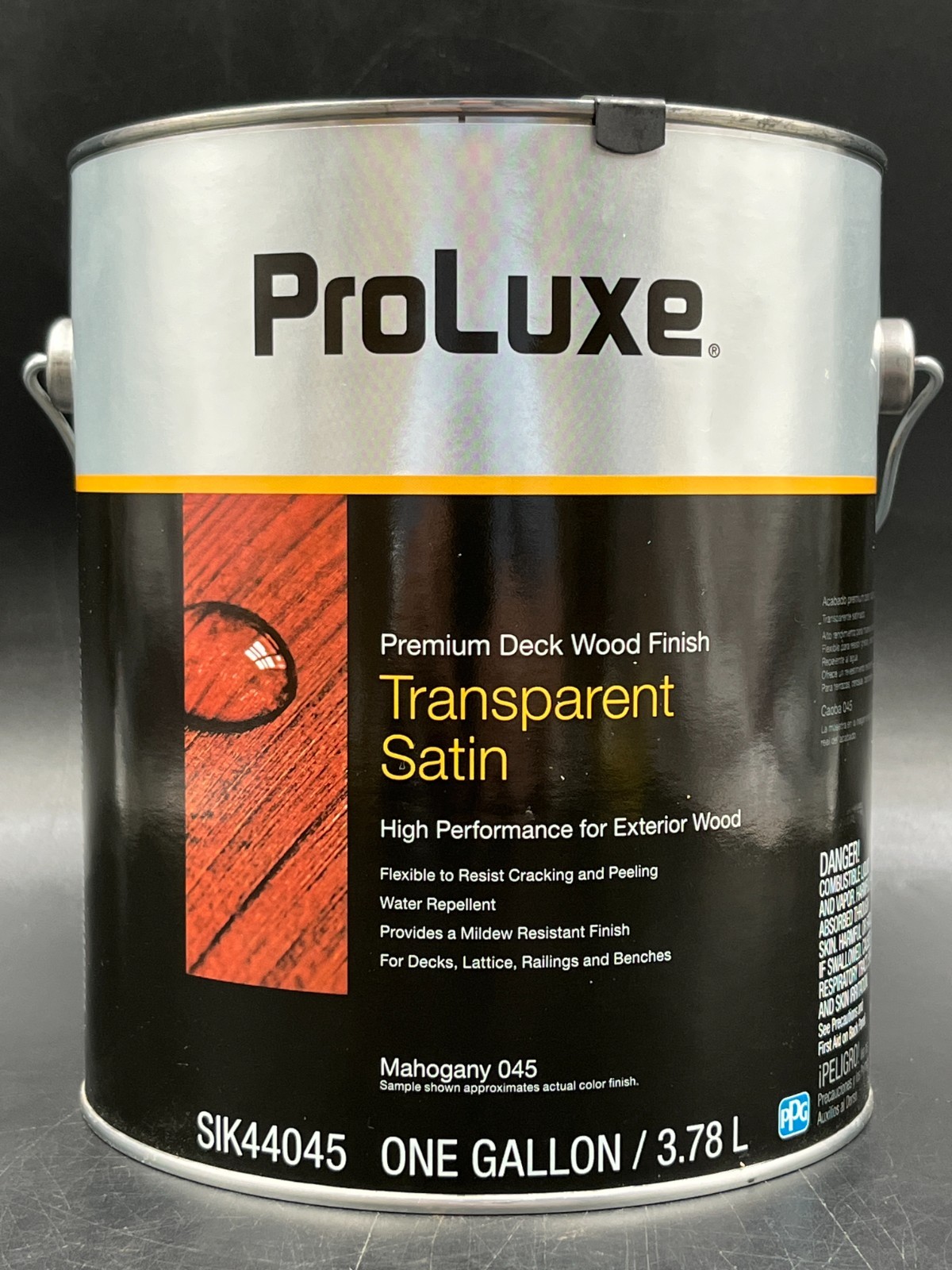 ProLuxe DEK Transparent Satin Mahogany Oil-Based Acrylic/Alkyd/Urethane 1 Gallon