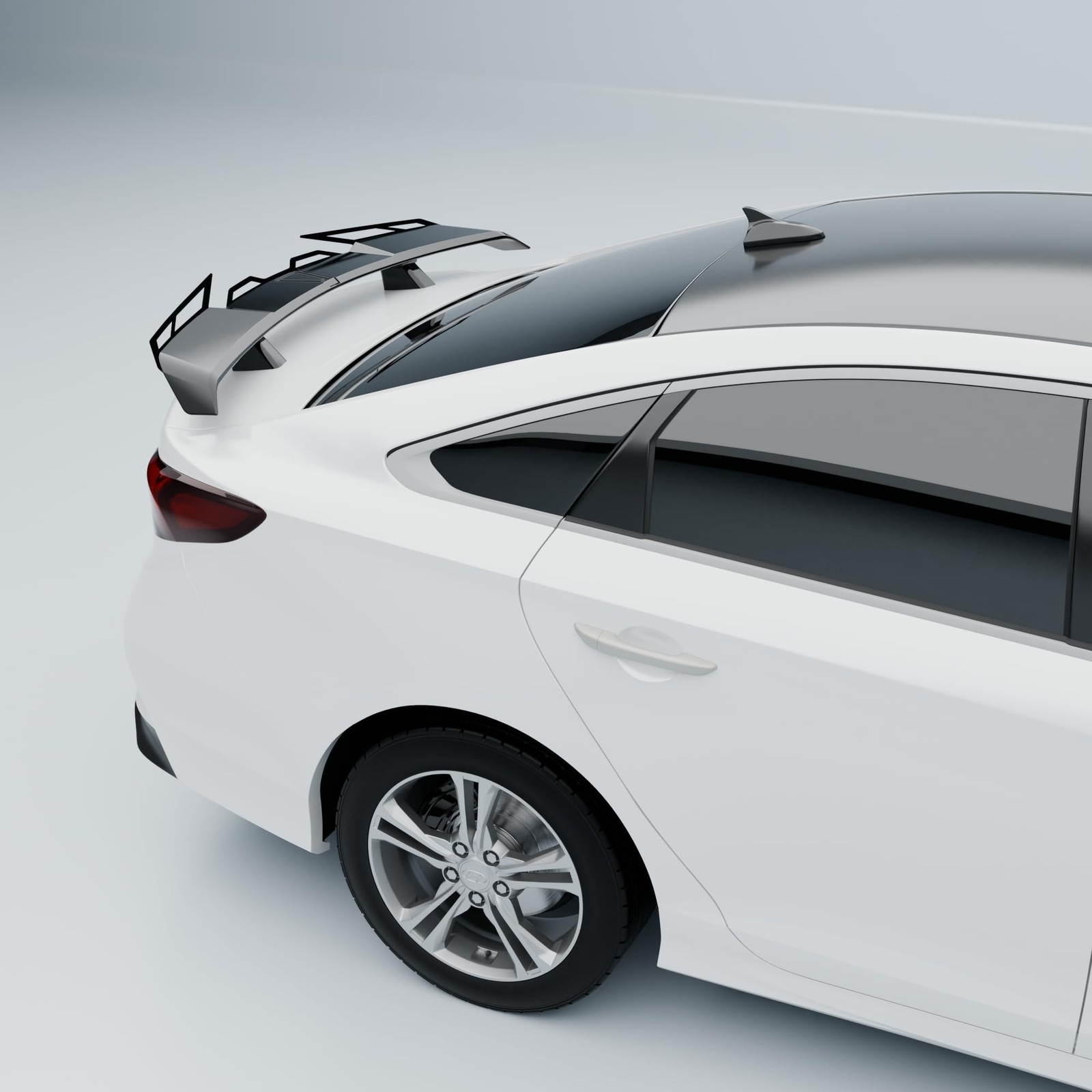 Rear Trunk Spoiler Wing Compatible with Hyundai Sonata Sedan 2011-2019 Access…