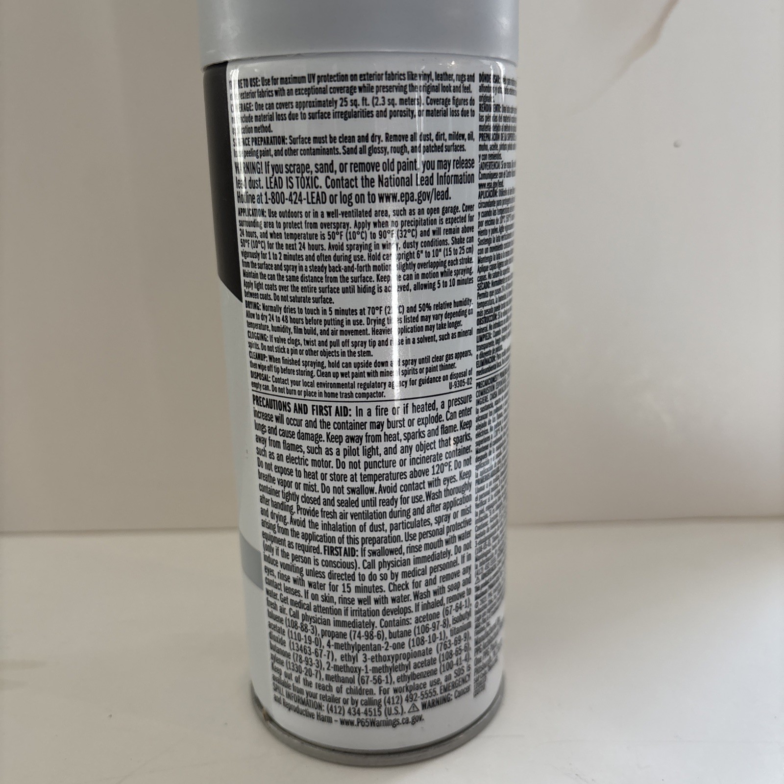 2 GLIDDEN MAX-FLEX 12oz Elemental/Satin Exterior Fabric Spray Paint GMF2017 Gray