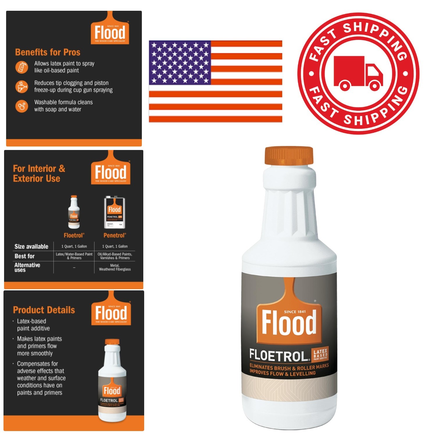 Clear Latex Paint Additive 1 Quart Improves Performance and Reduces Brush Marks