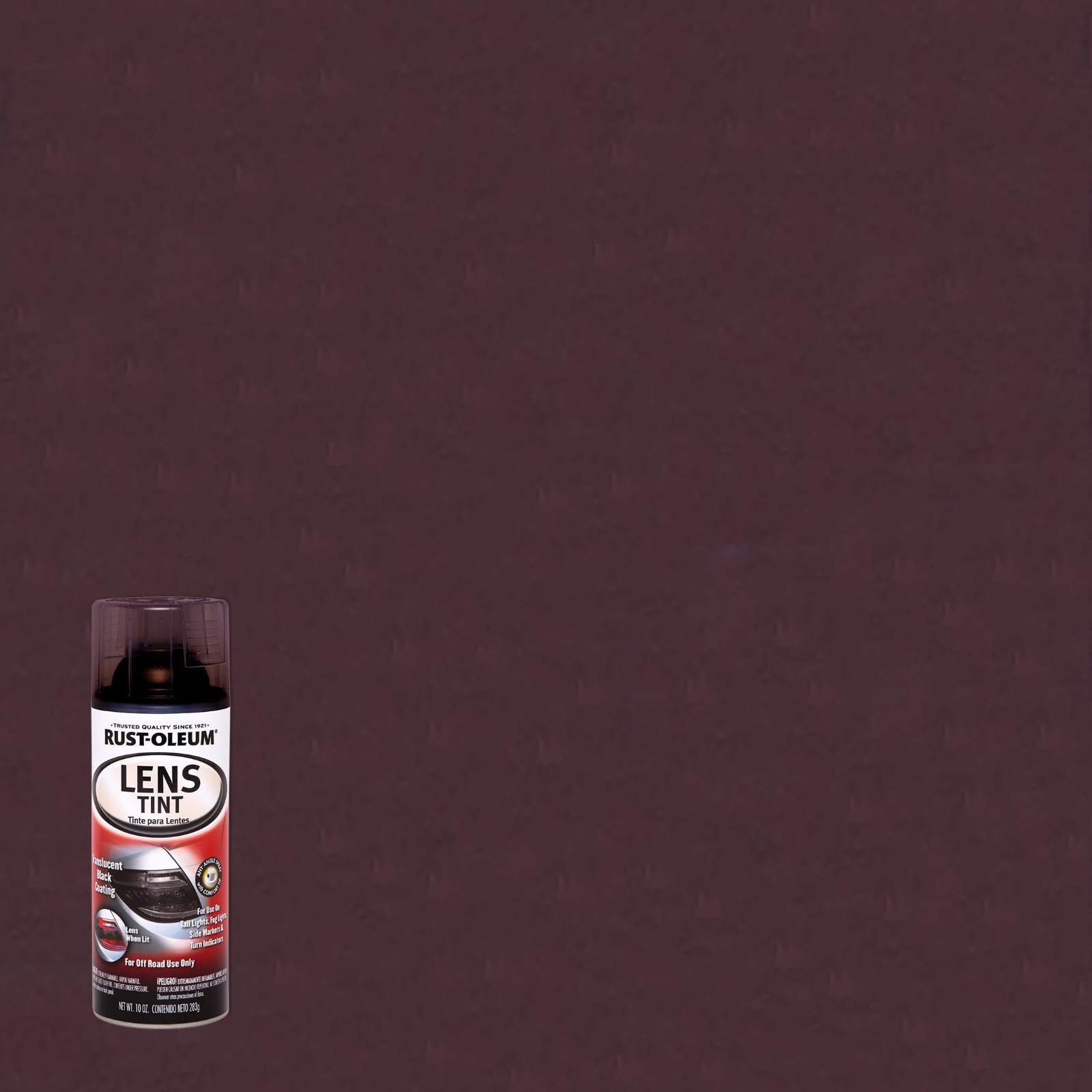 Lens Tint Translucent Black Tail & Head Lights Fog Black out Tinted Spray 10 Oz