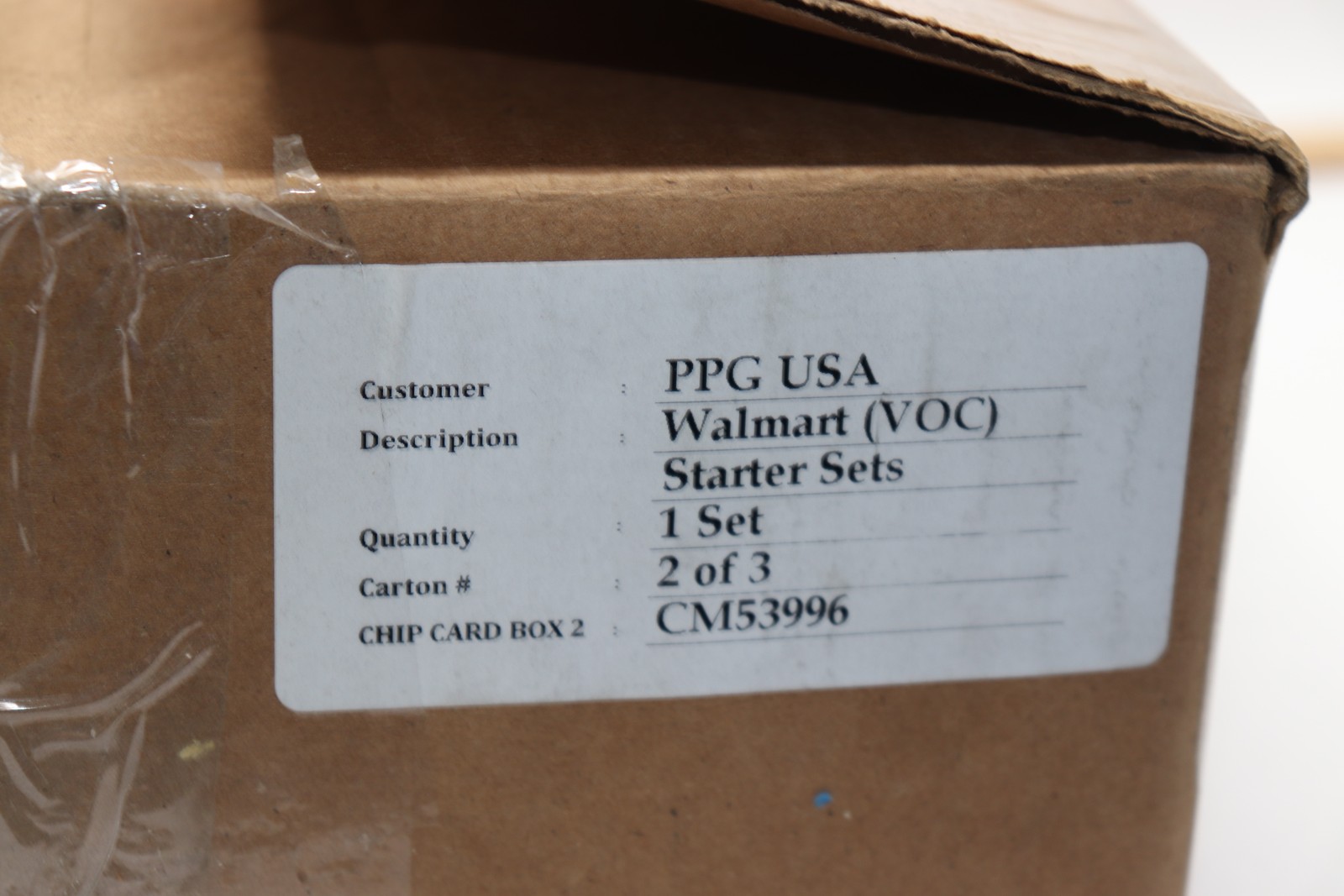 VOC Color Sample Starter Set CM53996