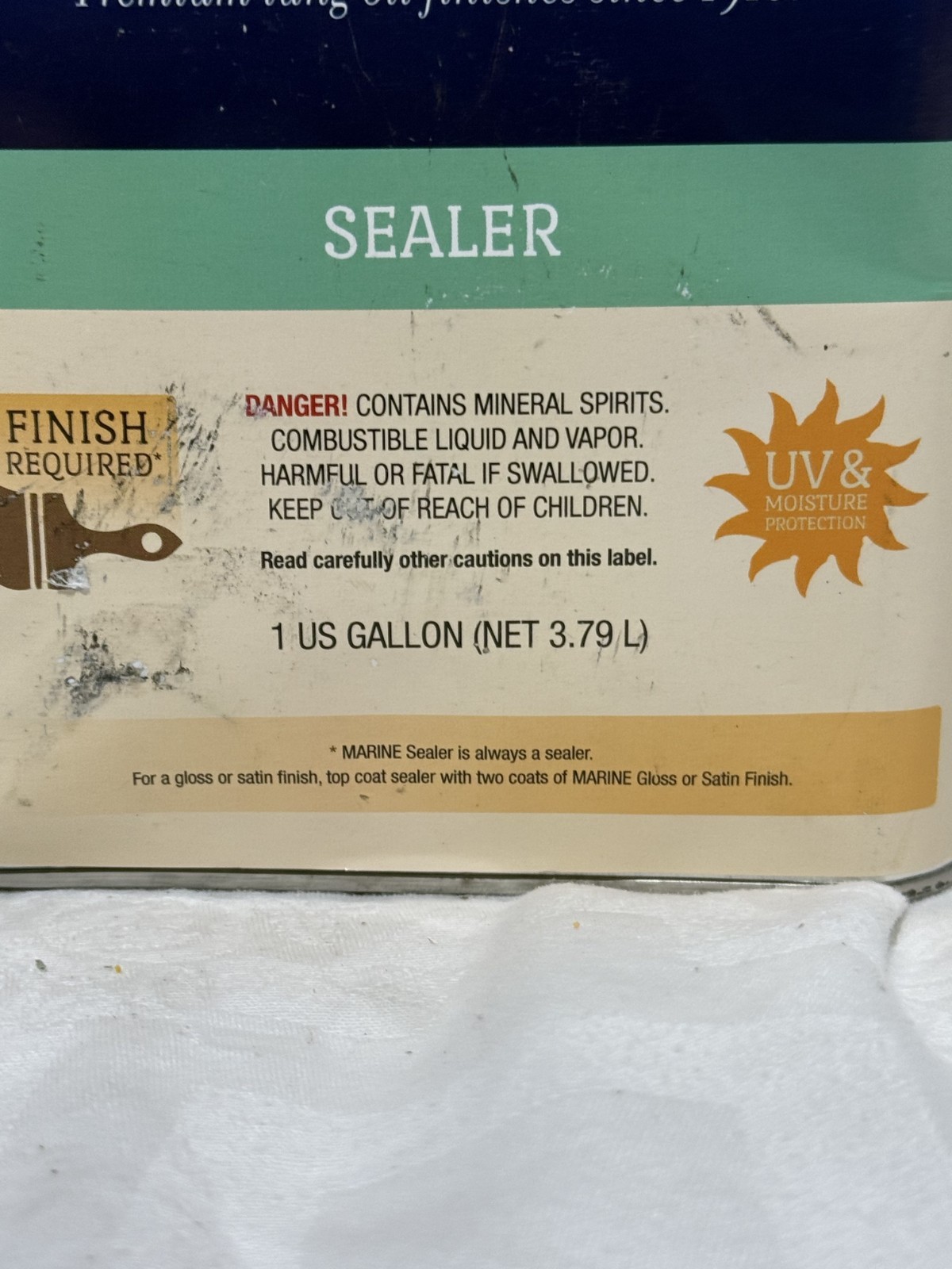 Waterlox TB 3809 Original Marine Sealer 1 Gallon Clear Protective Tung Oil New