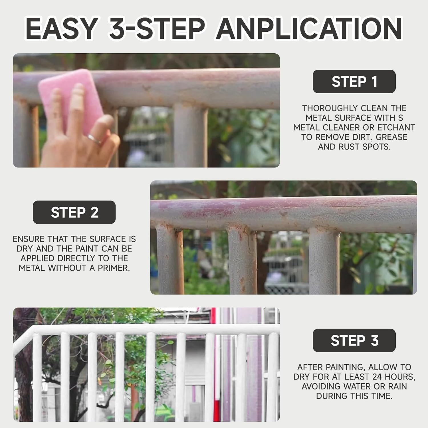 Ultra Metal Primer & Rust Inhibitor Paint – 17.5 Oz Easy Application for Metal