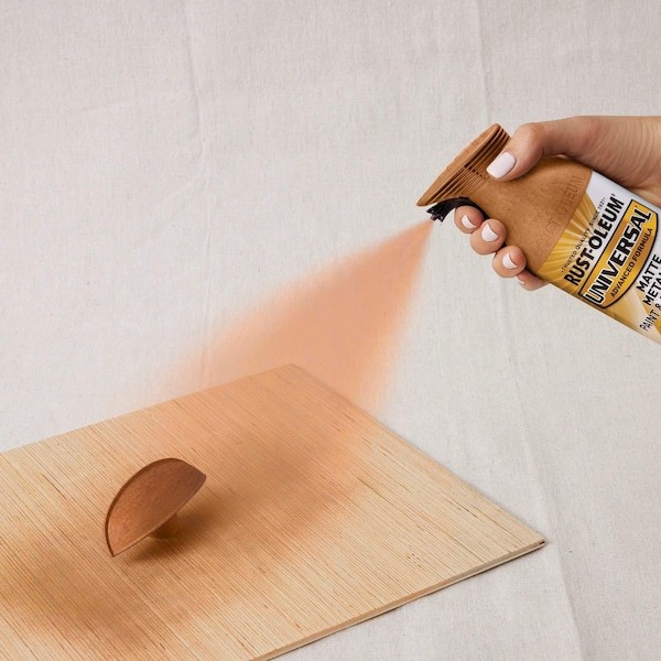 Rust-Oleum 247567 Hammered Spray Paint, Copper, Hammered, Solvent, 12 Oz