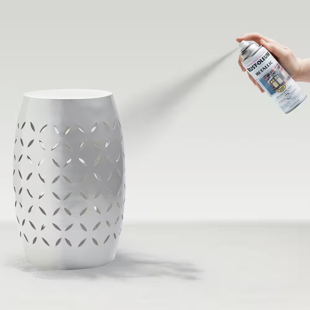 11 Oz. Metallic Silver Protective Spray Paint (6-Pack)