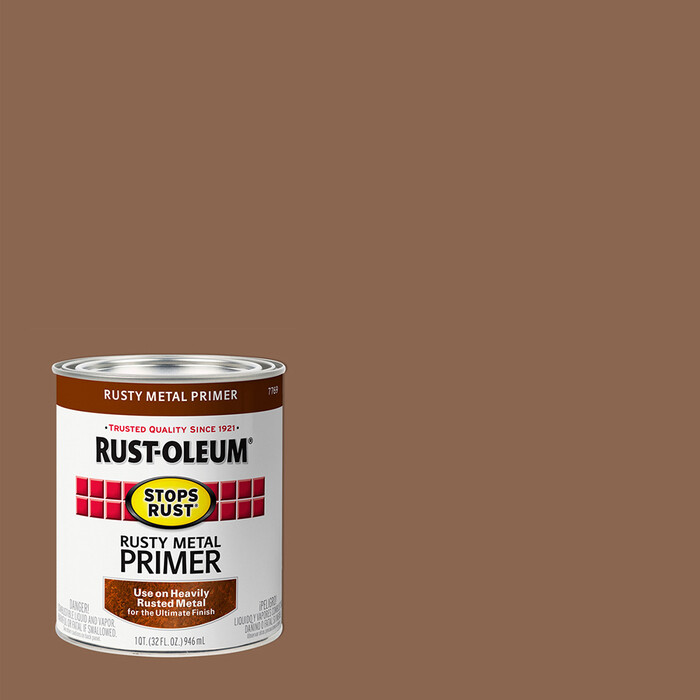 qt Rust-Oleum Brands 7769502 Rusty Stops Rust Rusty Metal Primer