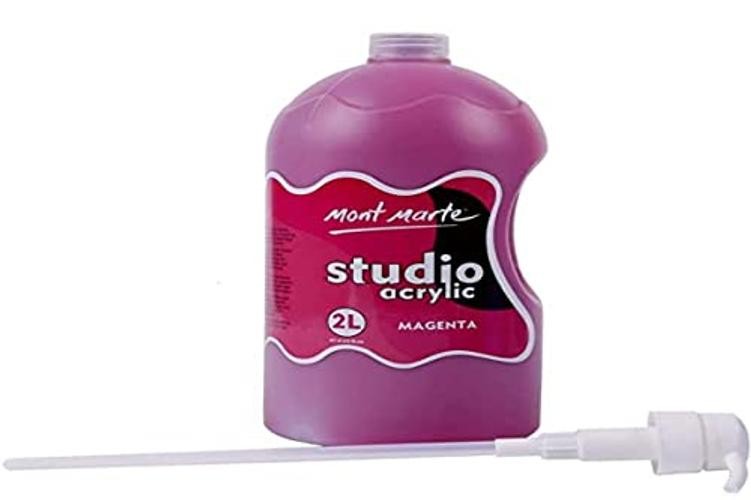 Discovery School Acrylic, 1/2 Gallon (2 Liter) – Ideal for Students and Magenta