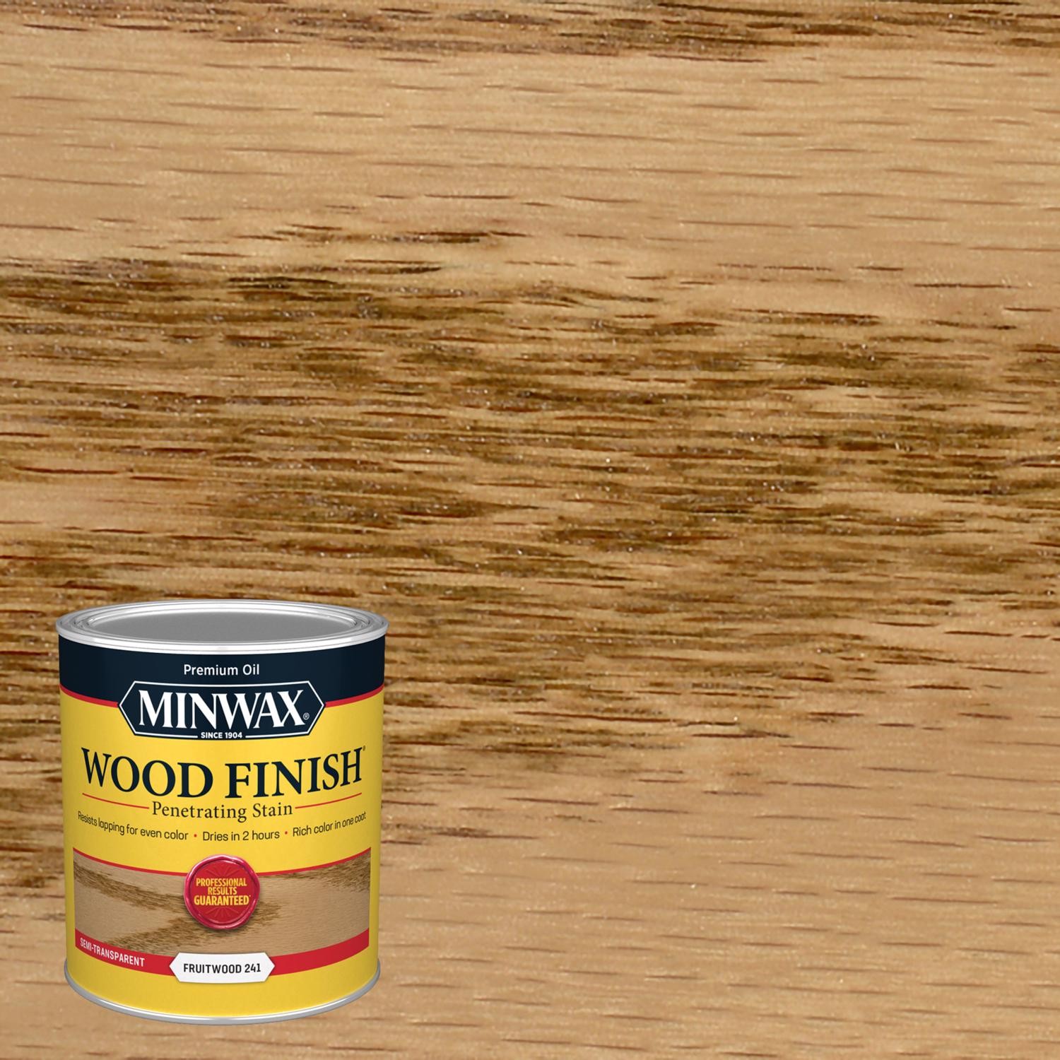 Minwax Wood Finish Semi-Transparent Fruitwood Oil-Based Oil Stain 1 Qt.