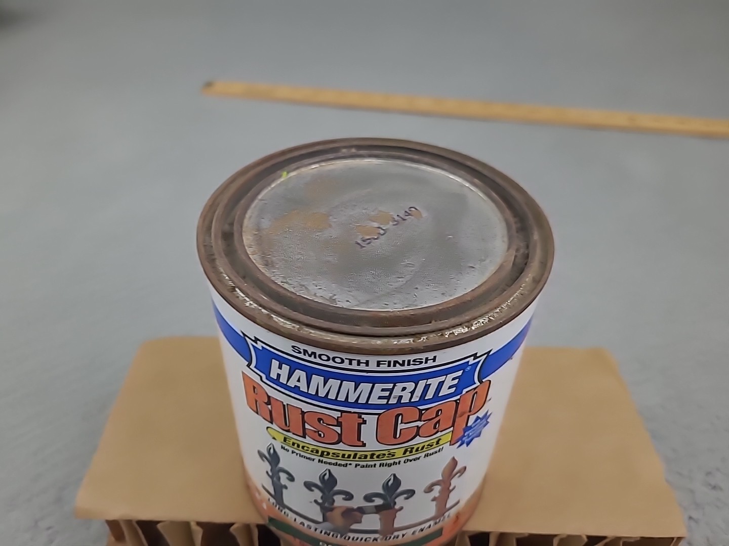 1x READ Hammerite Rust Cap Smooth Dark Green Quart 32 Oz Kilz Primer Paint