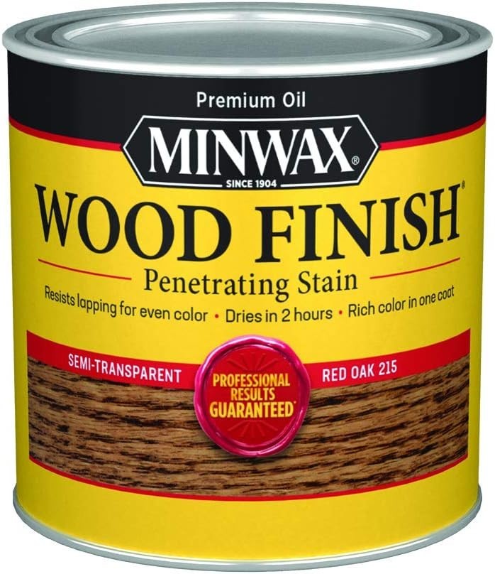 Wood Finish 221504444, Red Oak Stain, Half Pint