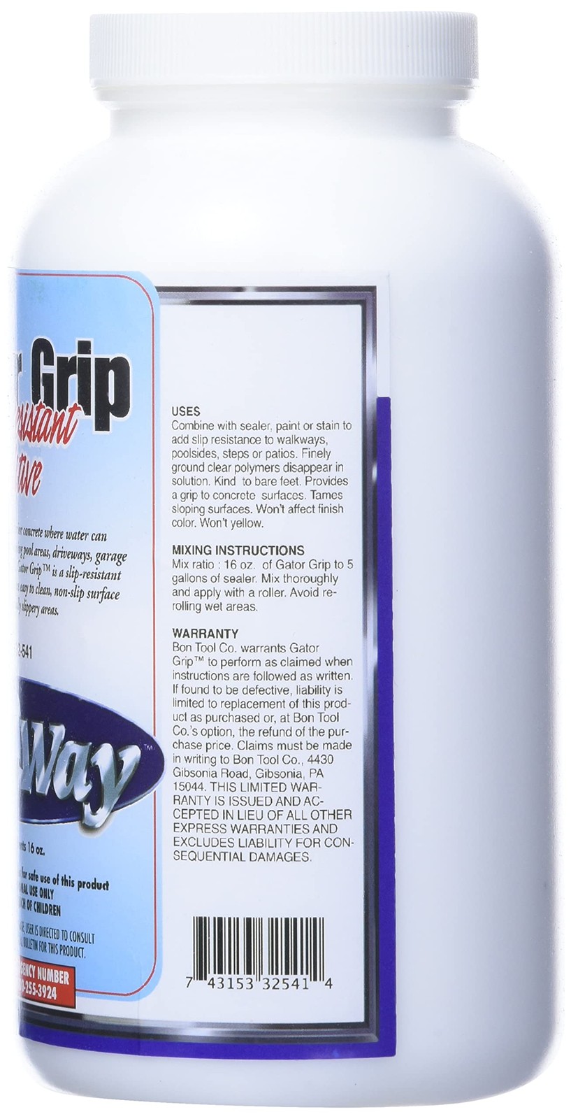 Bon Tool Gator Grip Slip Resistant Additive 16Oz. 32-541