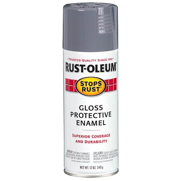 Rust-Oleum 12 Oz Smoke Gray Stops Rust Protective Enamel Spray Paint 7786830