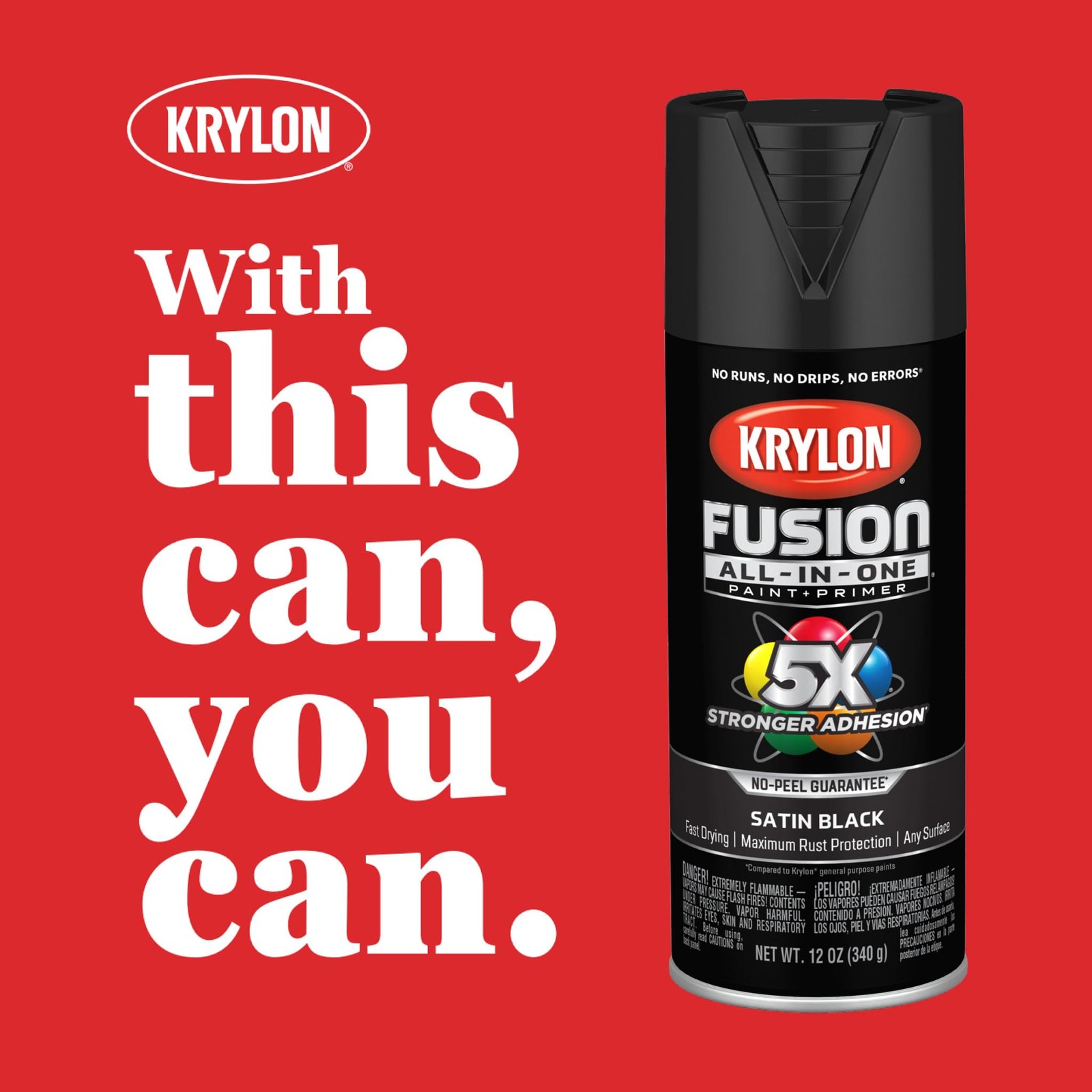Fusion AllInOne 12 Oz. Matte Spray Paint, Vintage Gray 1 Each