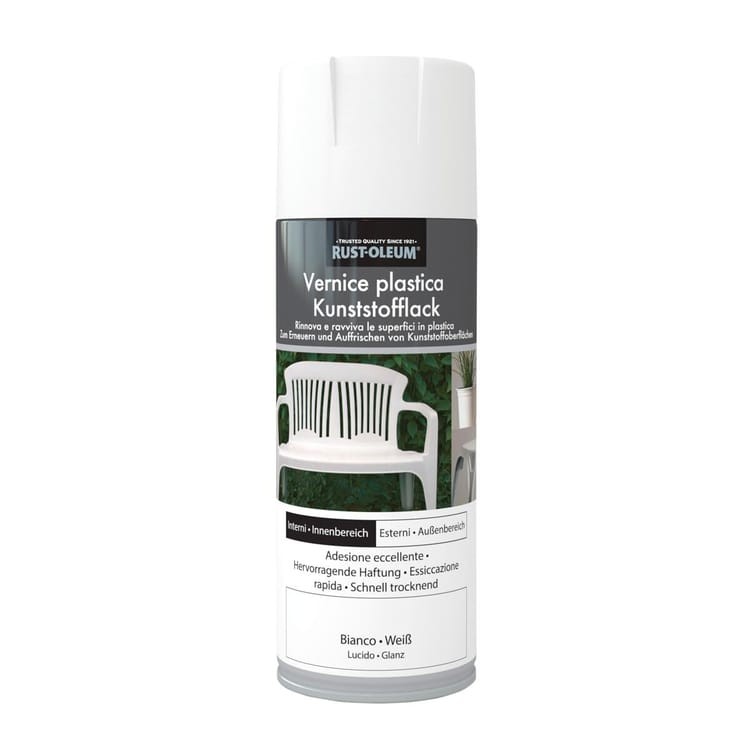 RUST-OLEUM Glossy White Acrylic Repair Spray Polish 0.4L