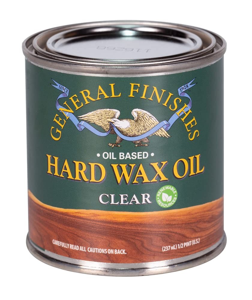 Hard Wax Oil, 1/2 Pint, Clear