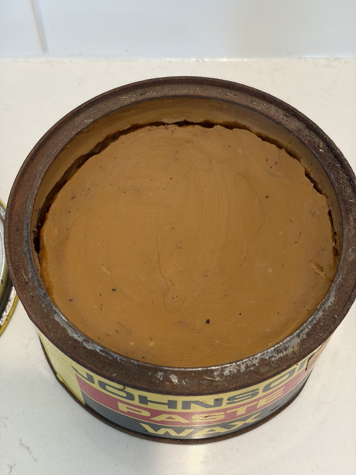 Johnson Paste Wax 1 lb Can, Gloss Clear Finish for Interior Wood & Floors