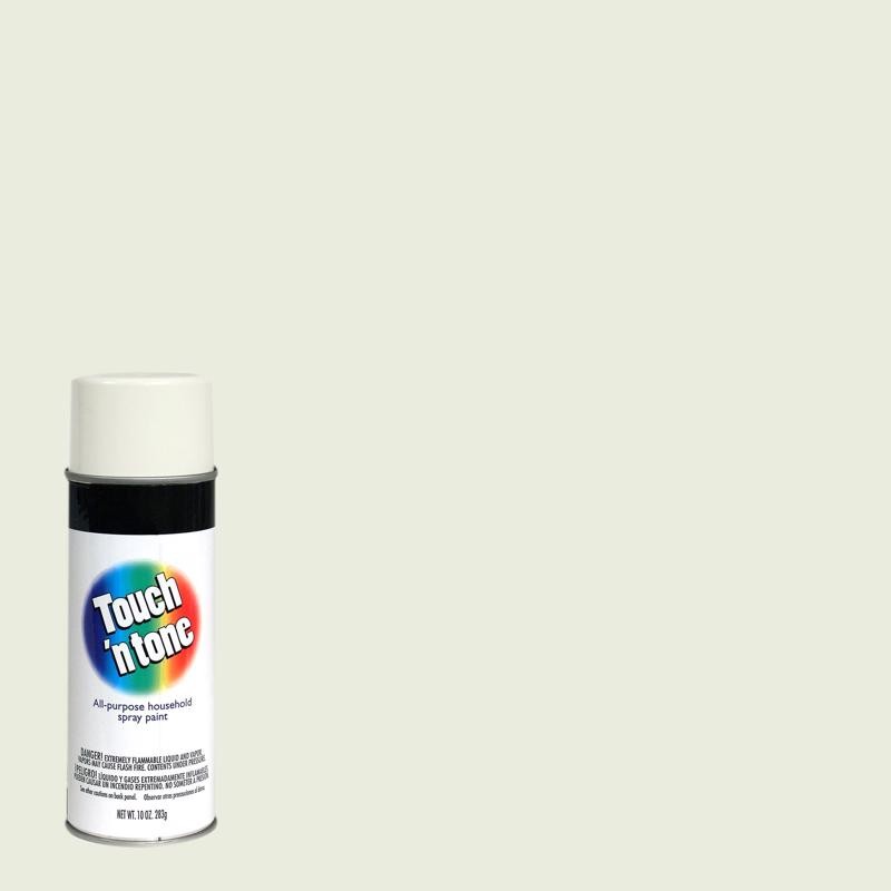 Rust-Oleum Touch n Tone Gloss White Spray Paint 10 oz. (Pack of 6)