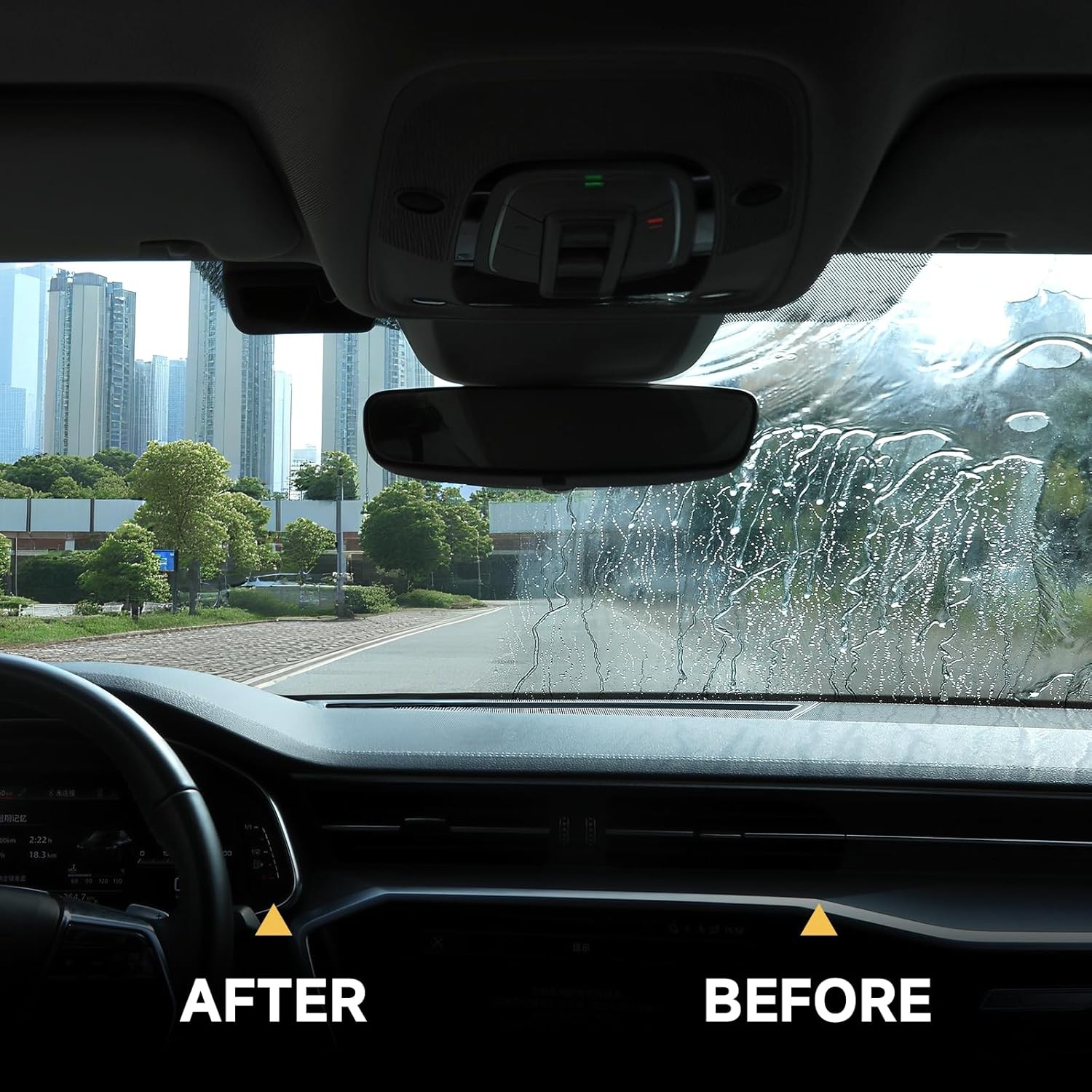 Car Ceramic Glass Coating Spray,Automotive Windshield Rain Repellant Glass Polis