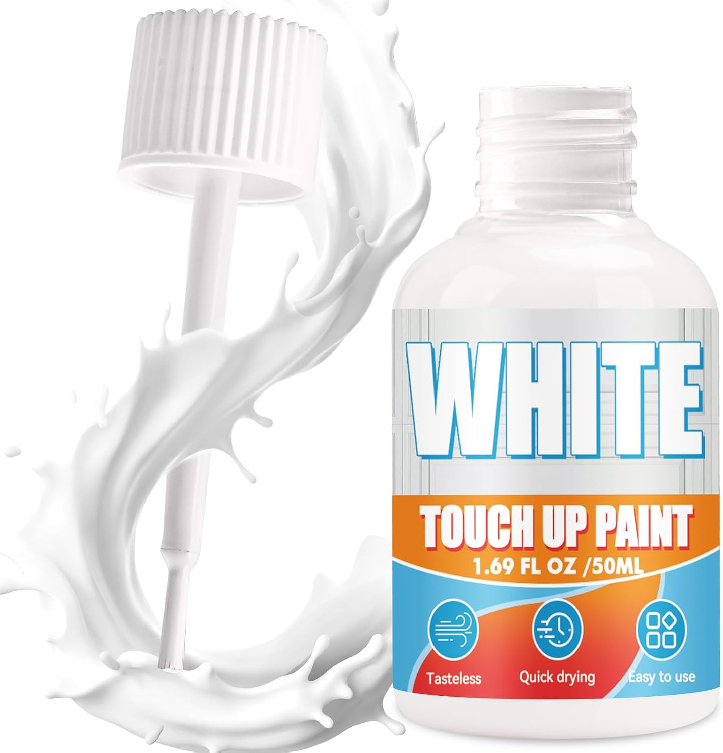 White Touch up Paint Pen, White Paint for Wall, Door, Cabinets, Furniture, Ename