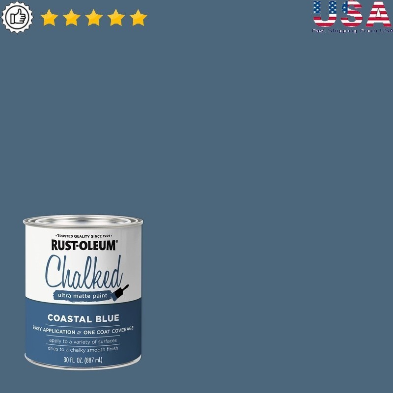 Chalked Ultra Matte Paint Low Odor Quick Dry Distress Vintage Multi-Surface New