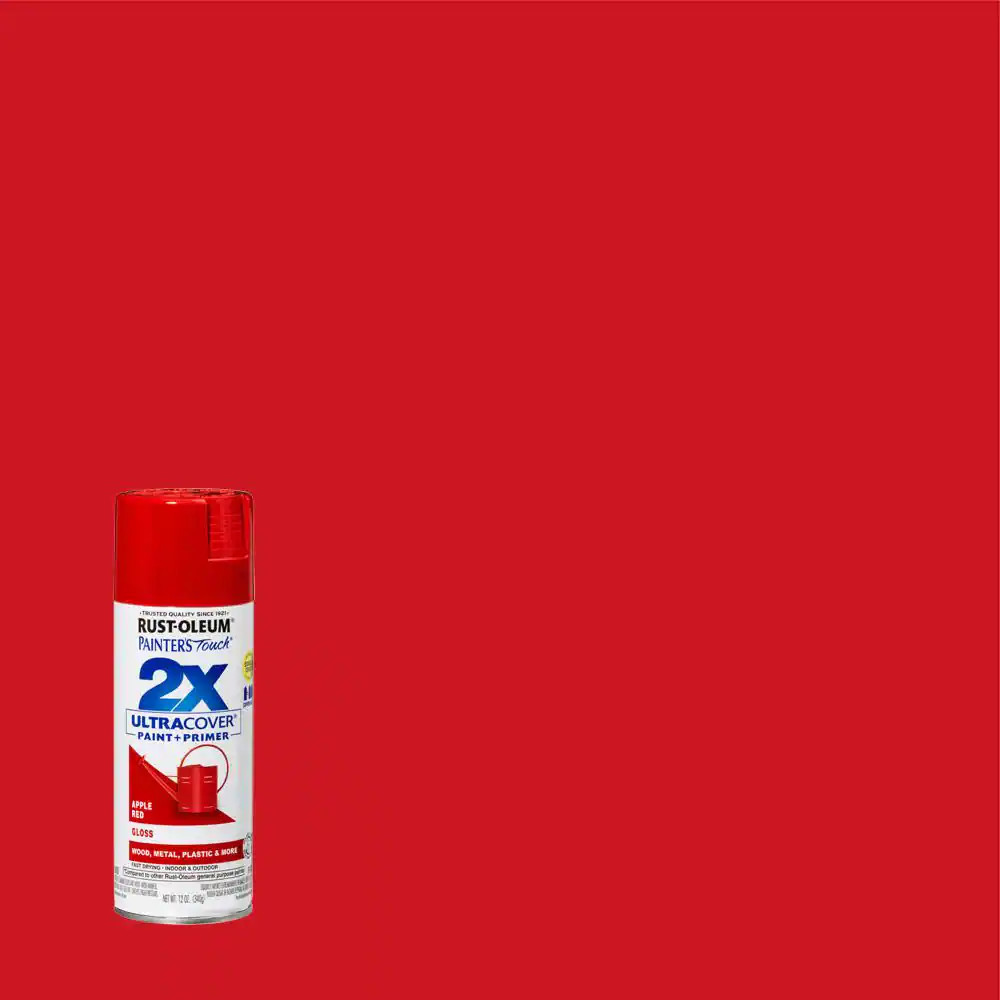 12 Oz. Gloss Apple Red General Purpose Spray Paint (6-Pack)