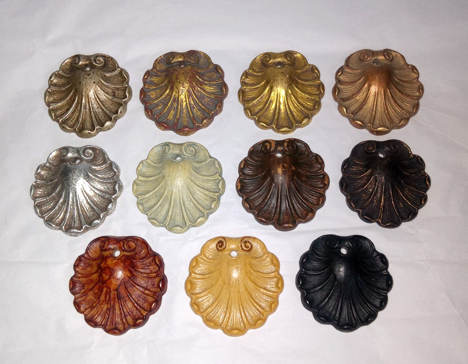 Wooden Paint Stain Color Samples Lot of 11 Unbranded