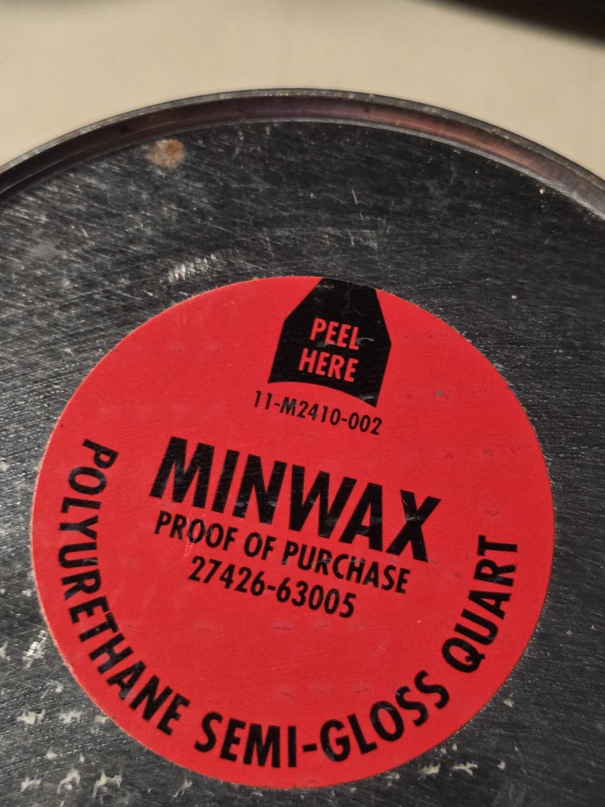 Minwax Fast-Drying Polyurethane | Clear Semi-Gloss – 1 Quart – NOS