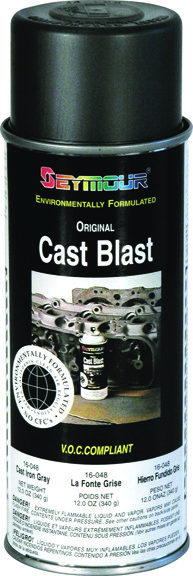 Cast Blast, Aerosol 16-048 SEYMOUR OF SYCAMORE, INC Gray 43281000048 Spray Paint