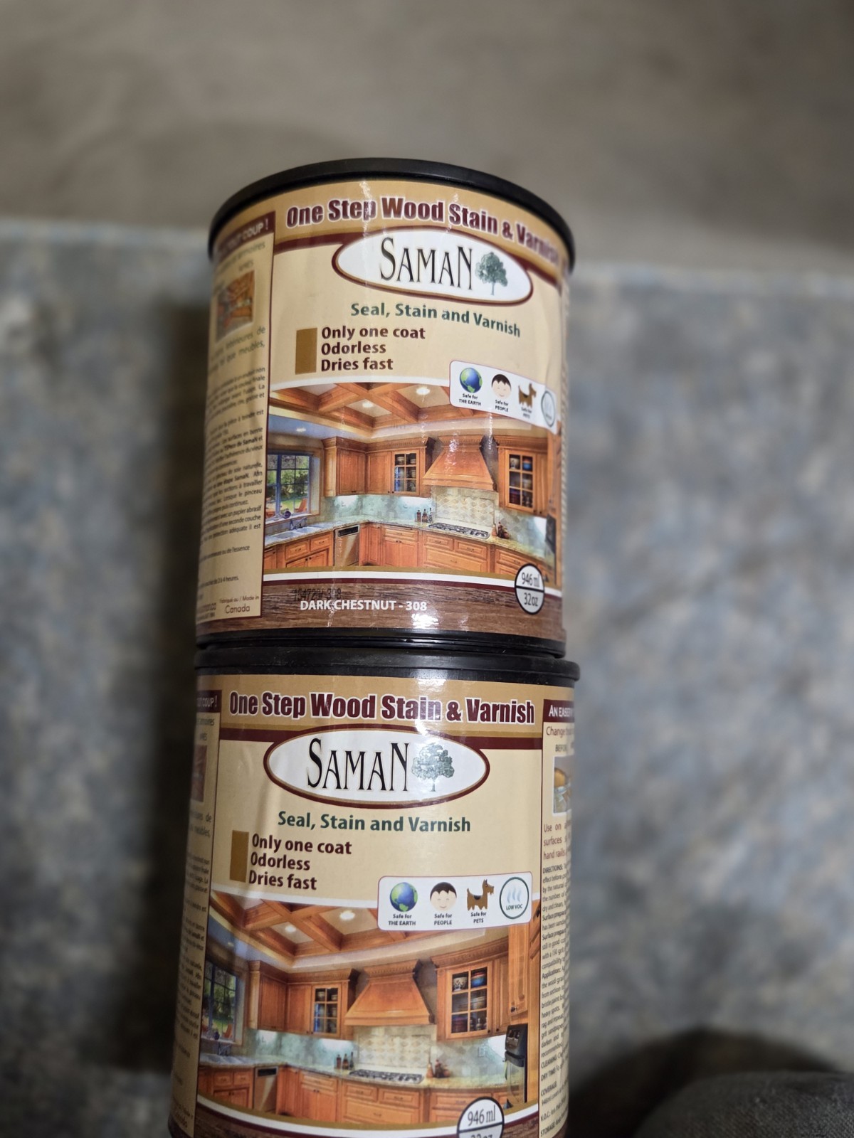Saman Dark Chestnut 308 32 oz