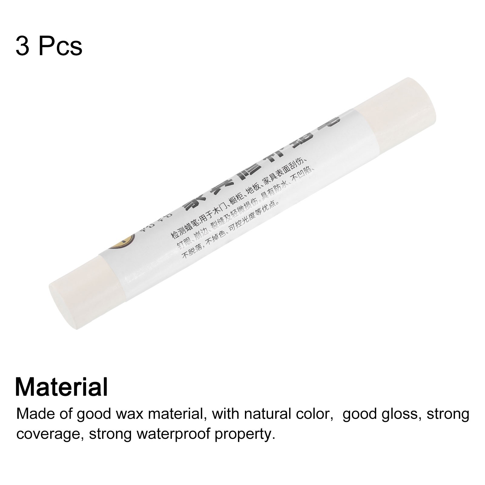 3Pcs Furniture Repair Crayons Wood Wax Filler Stick Furniture Markers Touch Up