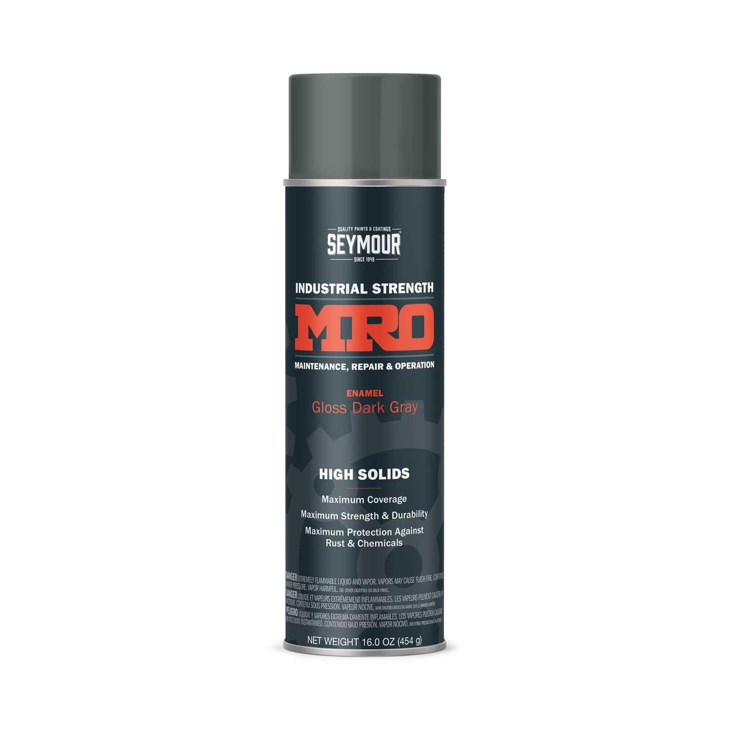 620-1417 Industrial MRO High Solids Spray Paint, Dark Machinery Gray 16 Ounce…