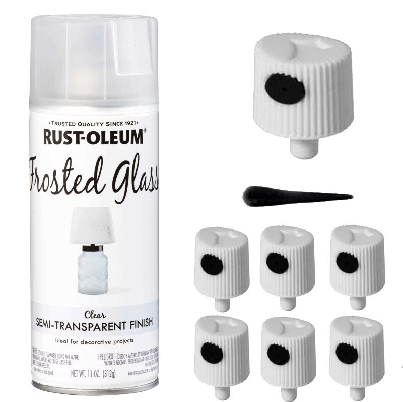 6 Spray NOZZLES for Rust-Oleum Frosted Glass Spray Paint