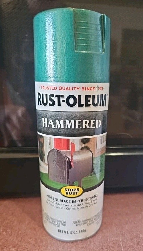 Rust-oleum Hammered Deep Green 7211 Spray Paint Can Unused Discontinued