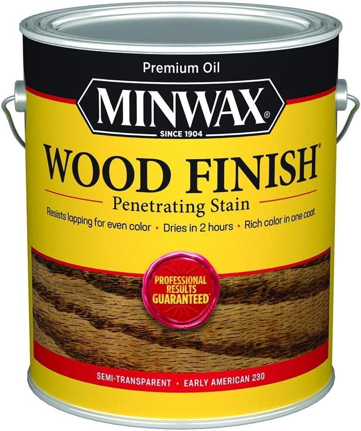Versatile 1 Gallon Wood Stain, Quick Drying Oil Finish for Interior Applications