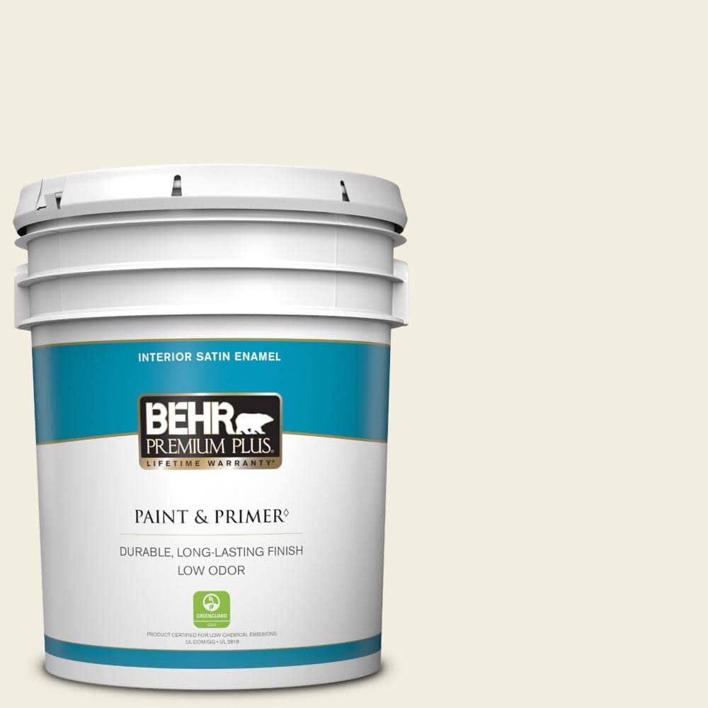 5-gal. #1812 Swiss Coffee Satin Enamel Interior Paint