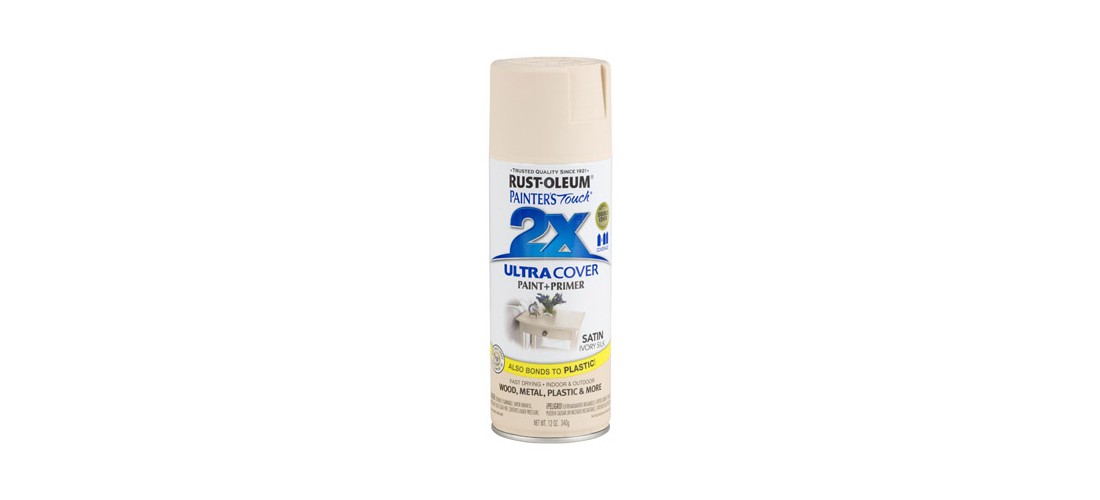 PAINTER’S Touch Satin Spray Paint, Satin, Ivory Silk, 12 oz, Aerosol Can