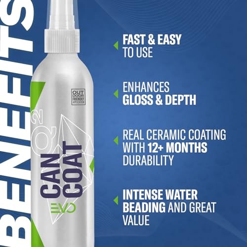 CanCoat EVO Spray Ceramic Coating DIY grade water beading gloss protection
