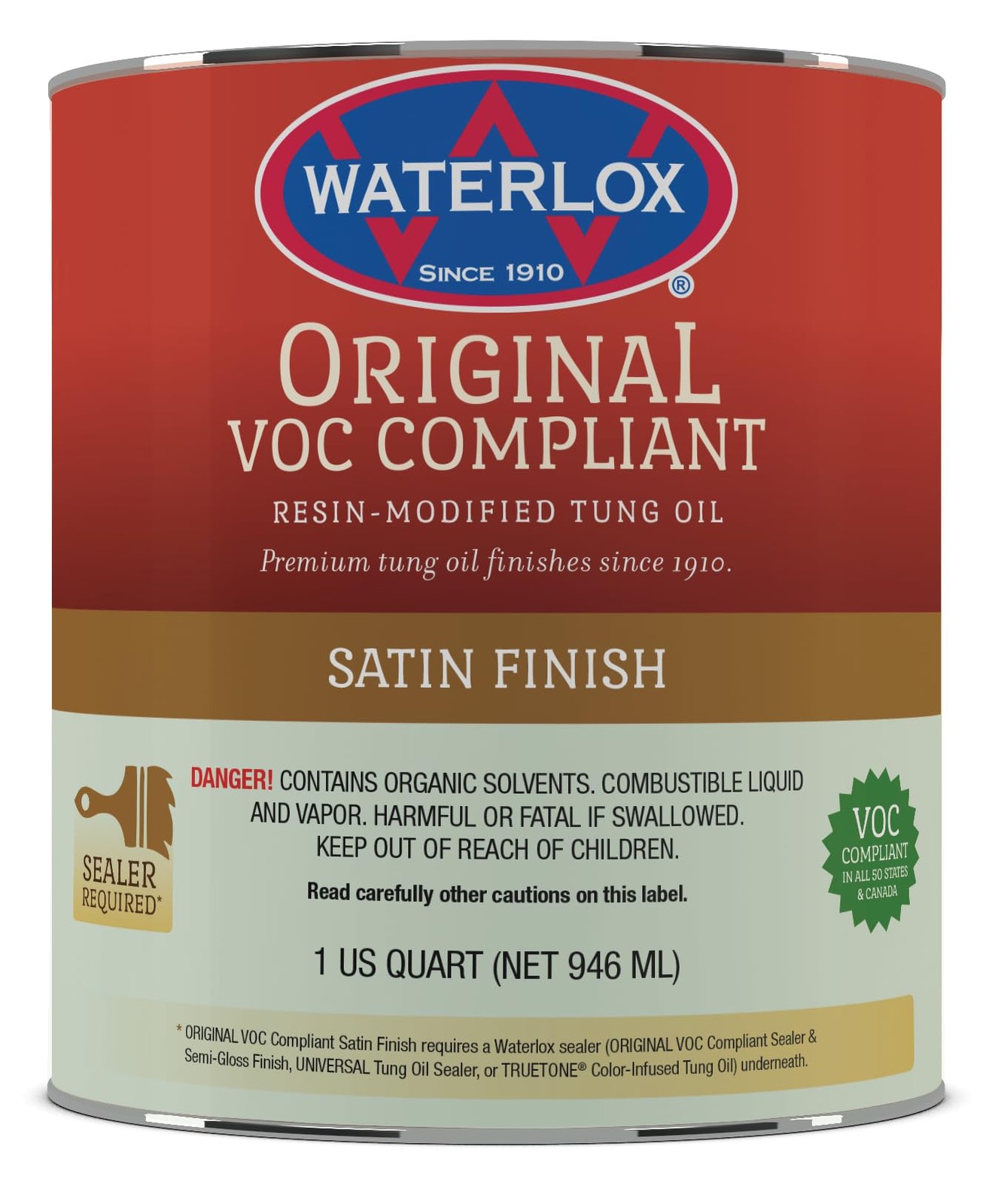 TB6035 QT Wood Finish, Clear