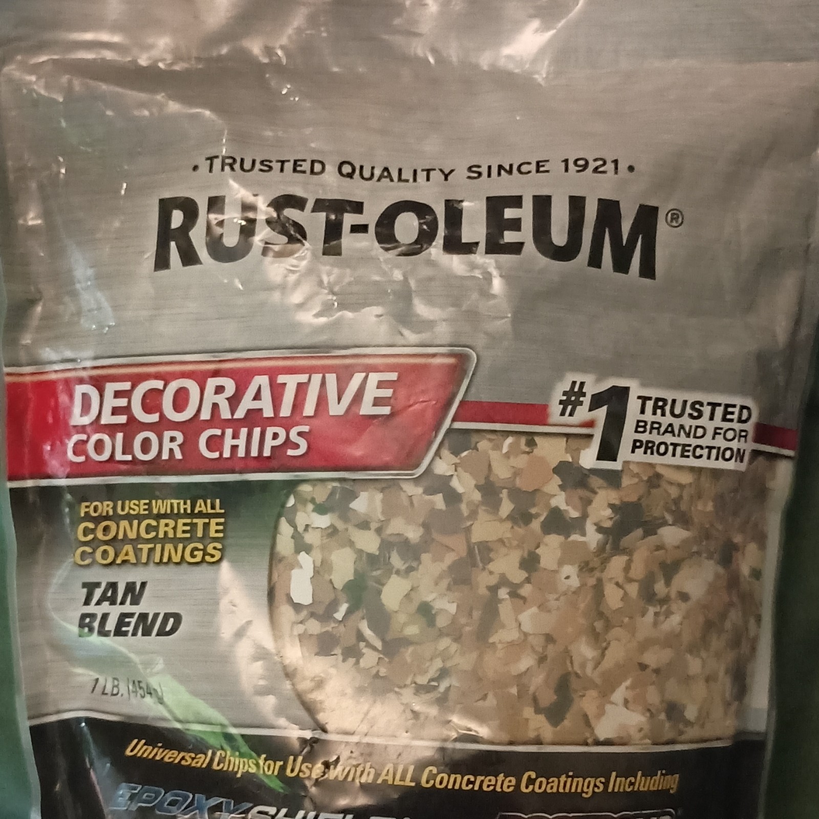 Rust-Oleum Decorative Color Chips, Tan Blend Style, MPN 301357