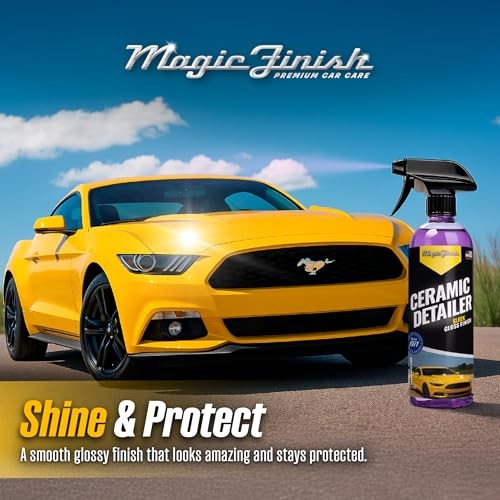 Ceramic Detailer (16 fl oz) – High-Gloss Ceramic Spray 16 Fl Oz (Pack of 1)